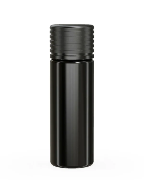 CHUBBY GORILLA | Child Resistant Black Plastic Spiral Pre-Roll Tubes w/ Black Cap | 25mm - 65mm - 400 Count - Image 5