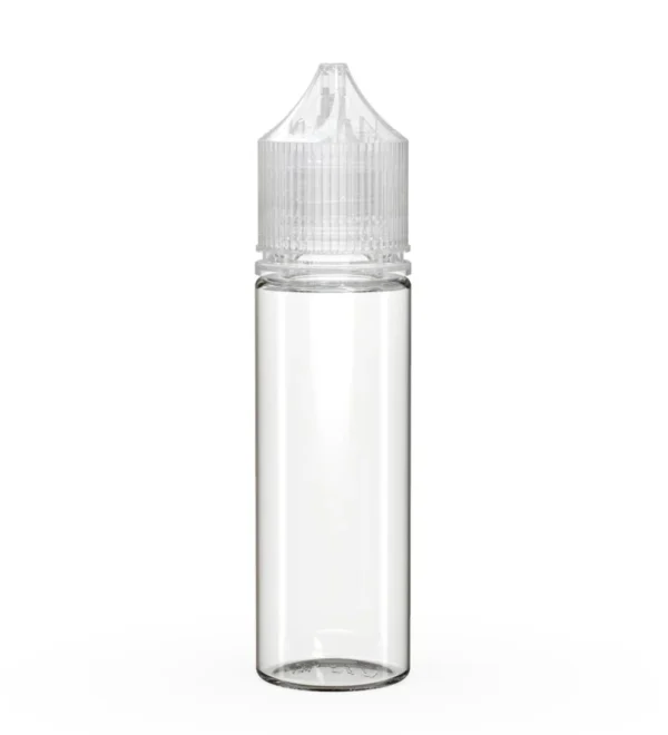 Child Resistant Unicorn V3 PET Dropper Bottles Clear 10mL - w/ Clear Lid - 2000 Count - Image 7