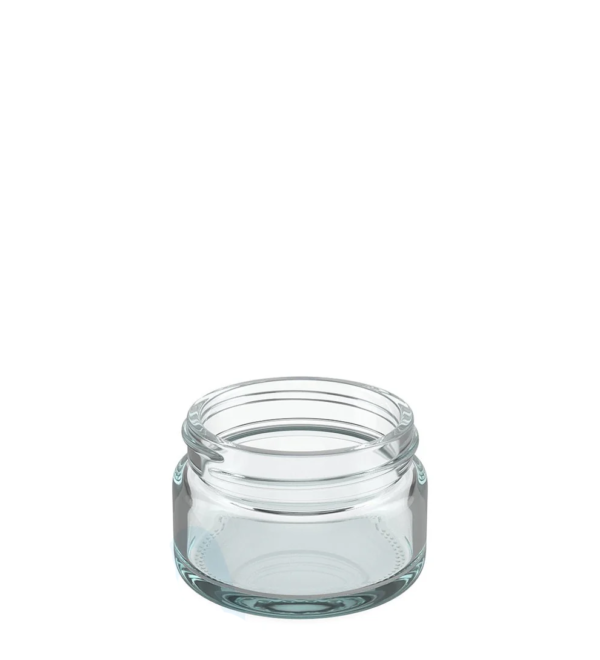 Straight Sided Clear Glass Jars | 50mm - 1oz - 200 Count