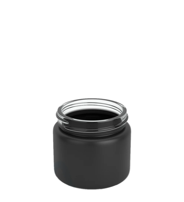 Straight Sided Matte White Glass Jars | 50mm - 2oz - 200 Count